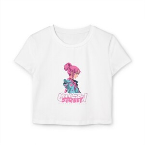 Women's Baby Tee Queen Street Anime Art