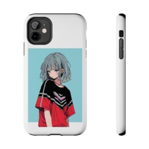 Tough IPhone Samsung Cases Cute Stylish Anime Girl Art